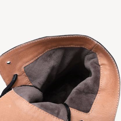 Women’s Genuine Leather Lace-Up Ankle Boots
