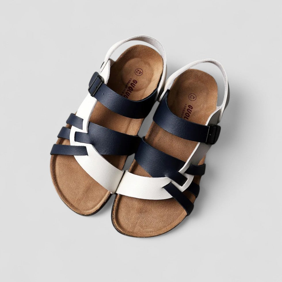 Orthopedic Soft Leather Walking Sandals for Women
