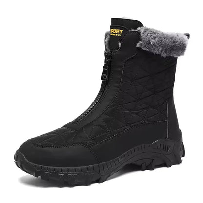 Women’s Hidden Heel Warm Leather Boots