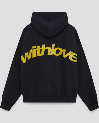 Oversized Hoodie with Street Style Graphic Back Print