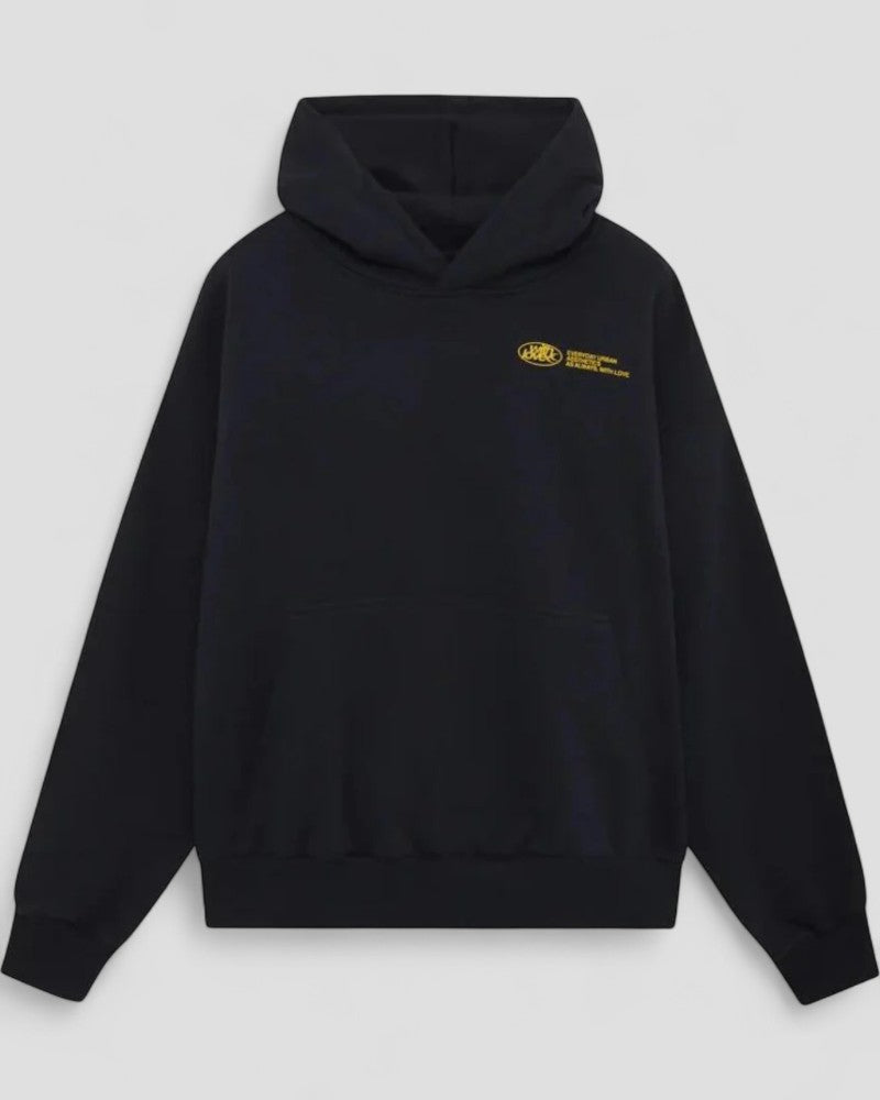 Oversized Hoodie with Street Style Graphic Back Print