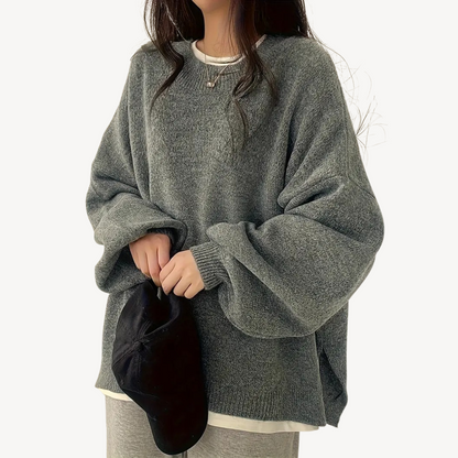 Women’s Oversized Casual O-Neck Sweater