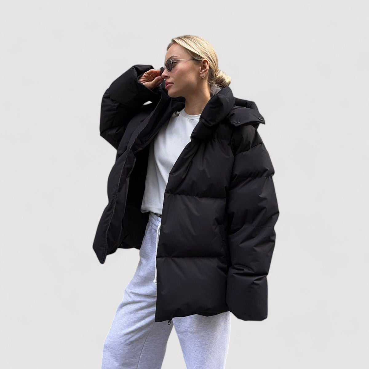 Women’s Casual Hooded Cotton Jacket