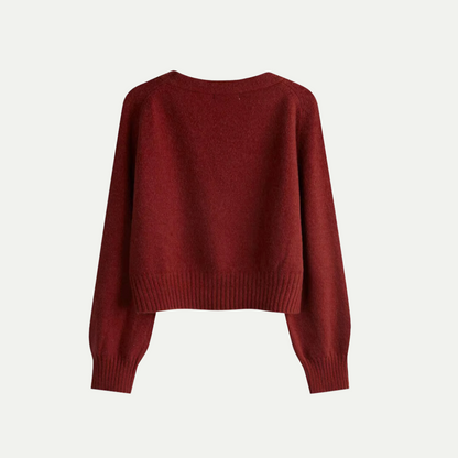 Women’s Soft Knit Cropped Button Cardigan