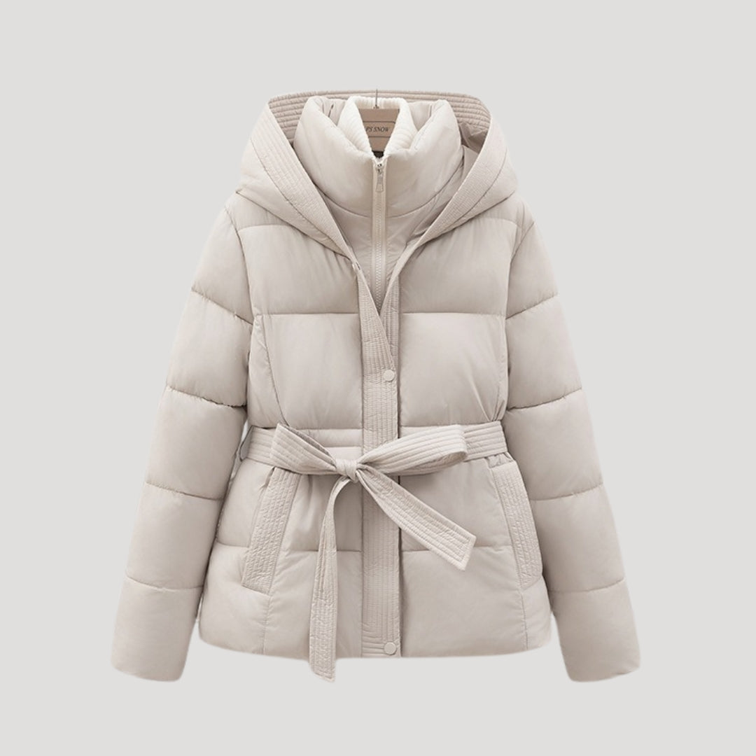 Women’s Hooded Cropped Quilted Puffer Jacket