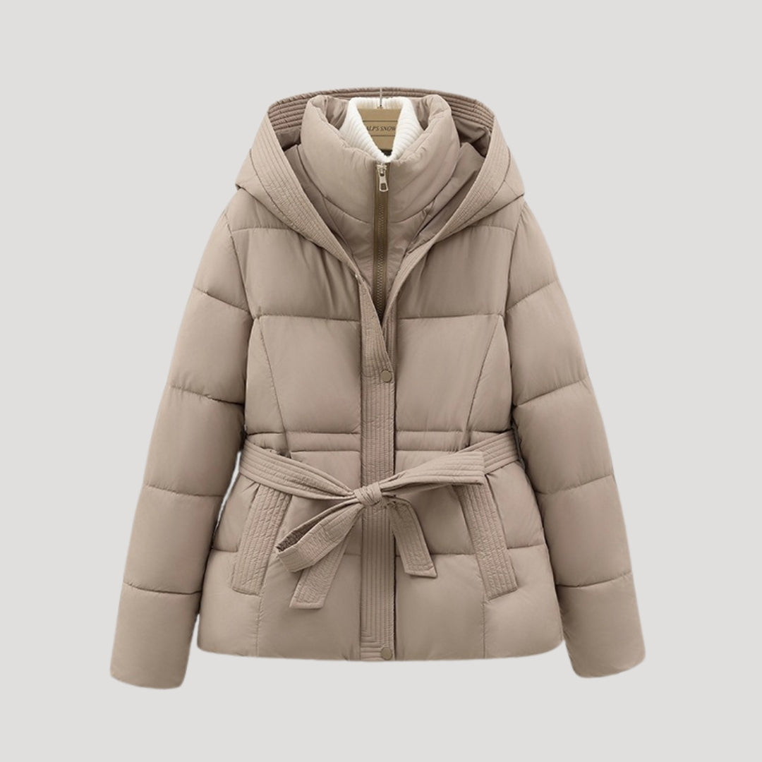 Women’s Hooded Cropped Quilted Puffer Jacket