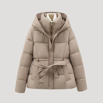 Women’s Hooded Cropped Quilted Puffer Jacket