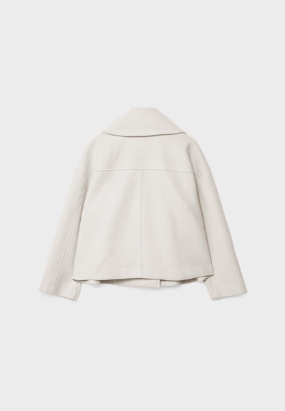 Short double-breasted blazer