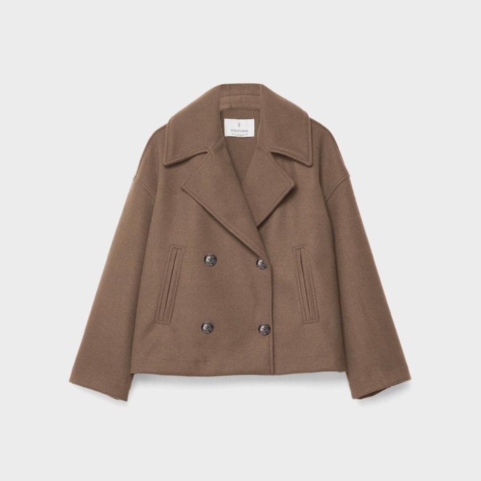 Short double-breasted blazer