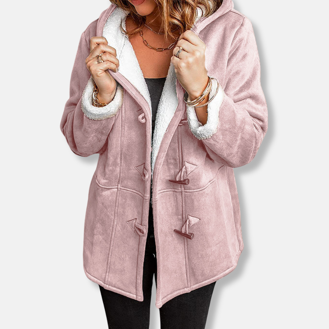 Women’s Cozy Hooded Sherpa Jacket
