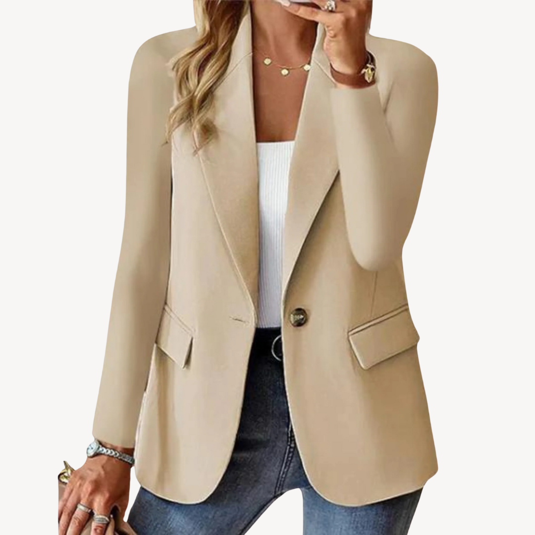 Women’s Elegant Solid Suit Jacket