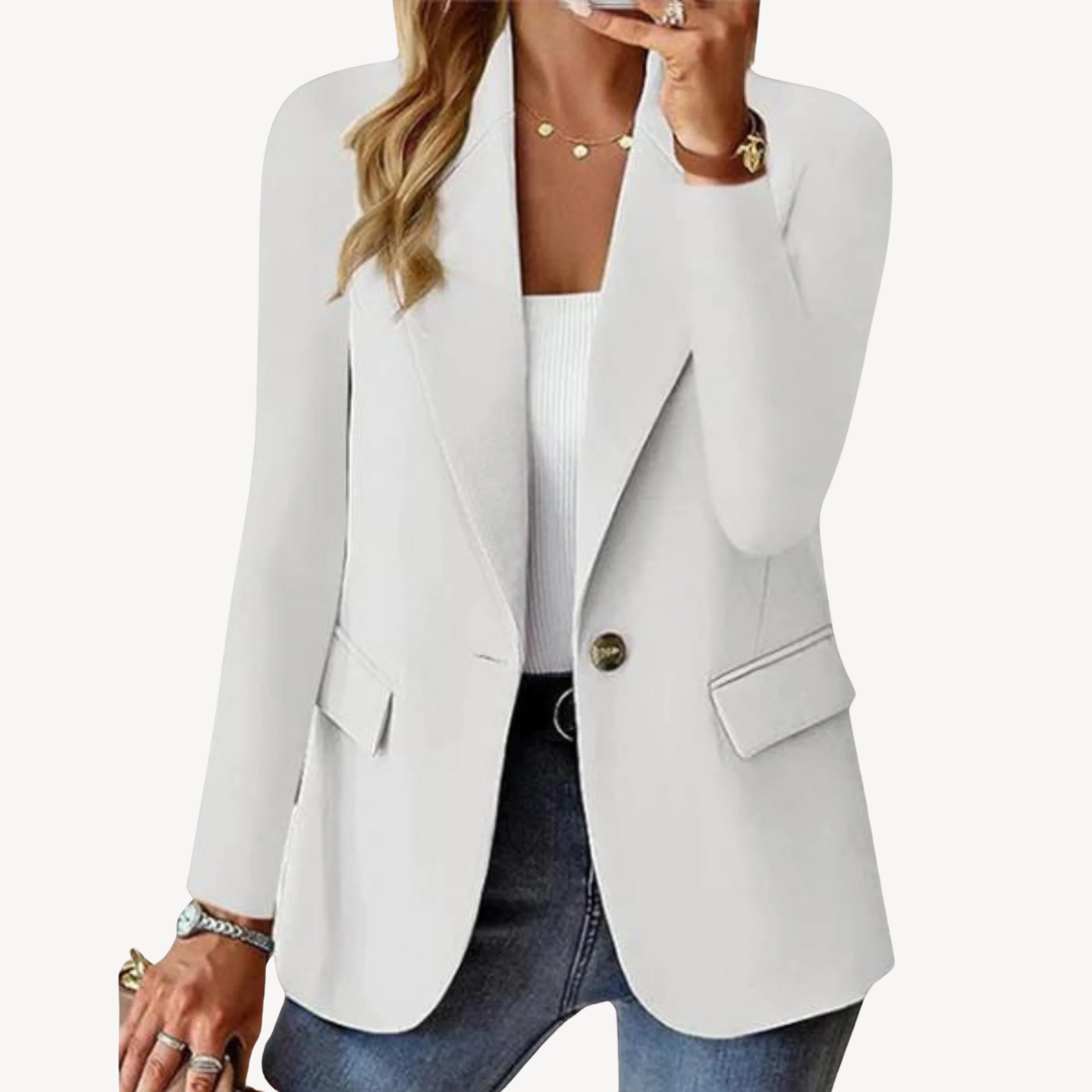 Women’s Elegant Solid Suit Jacket