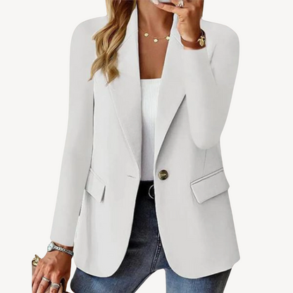 Women’s Elegant Solid Suit Jacket