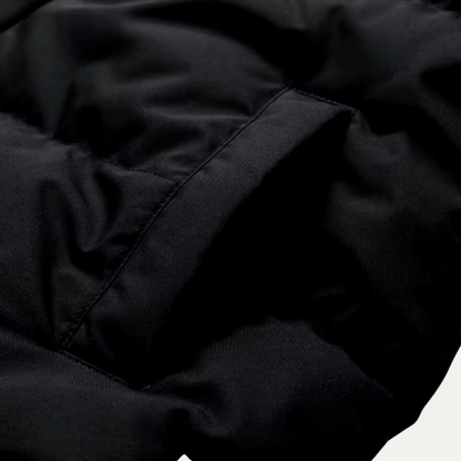 Women’s Contrasting Lined Hooded Puffer Jacket