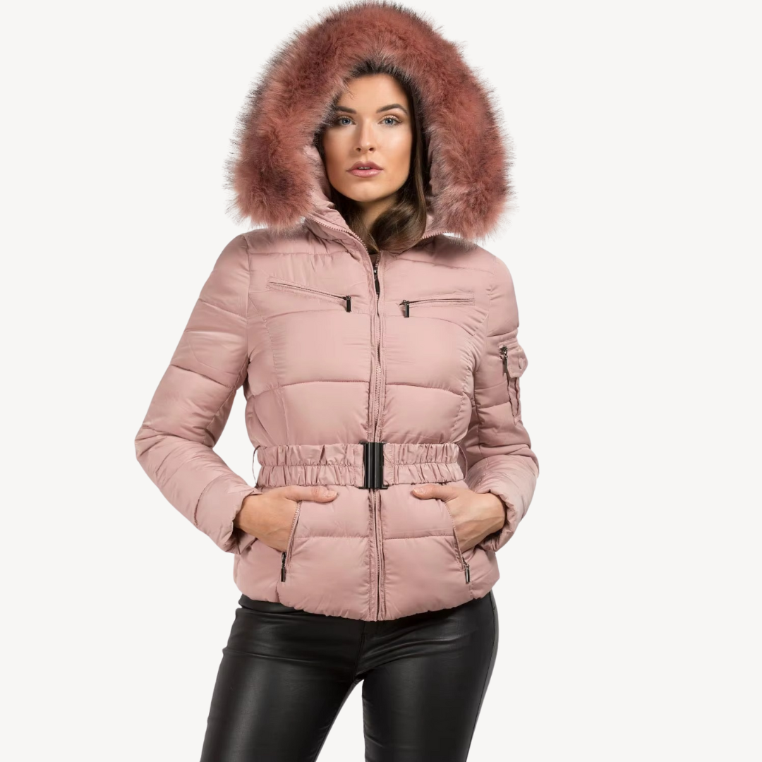 Women’s Faux-Fur Hooded Puffer Coat