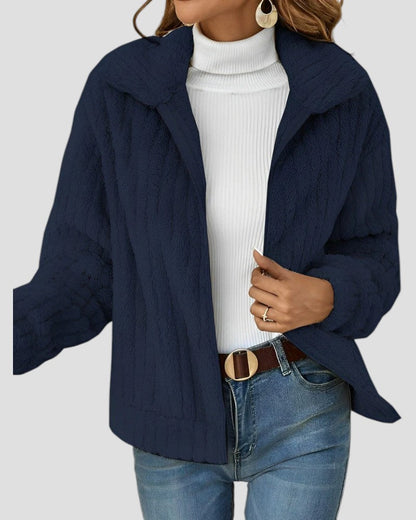 Women’s Velvet Fluffy Winter Coat
