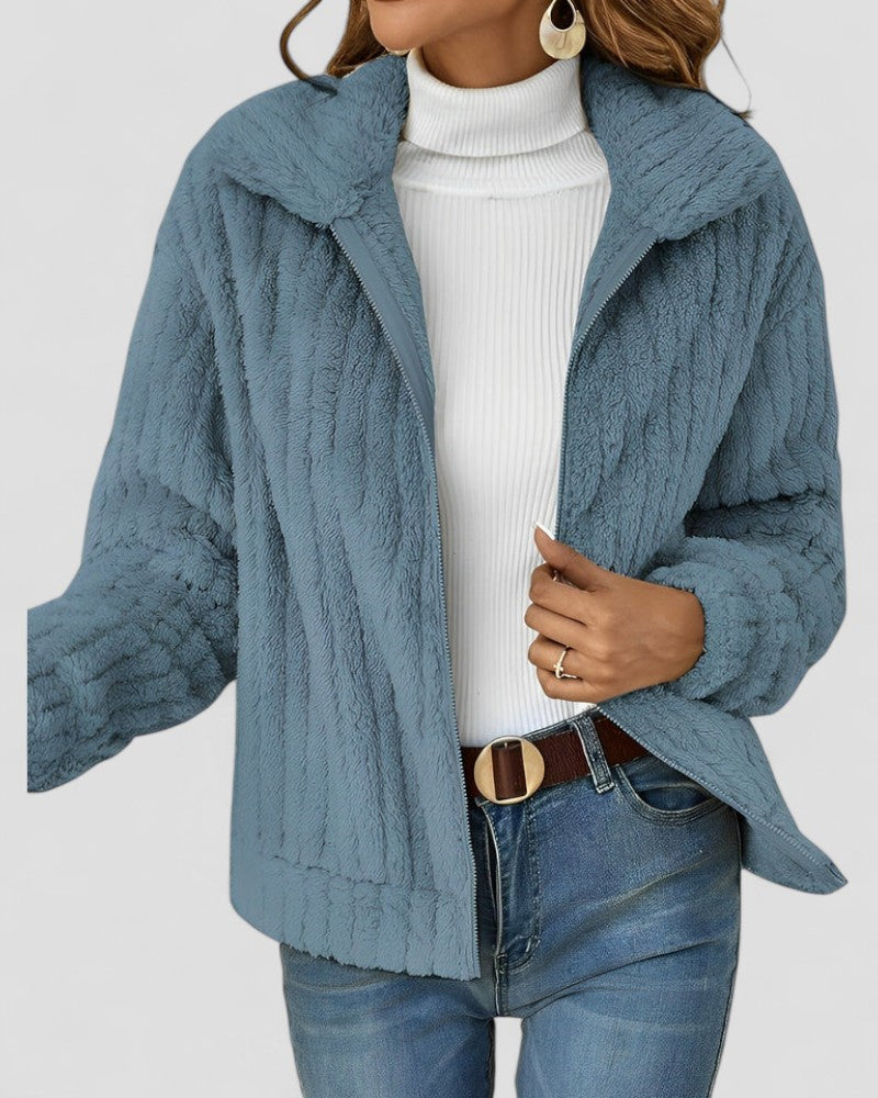 Women’s Velvet Fluffy Winter Coat