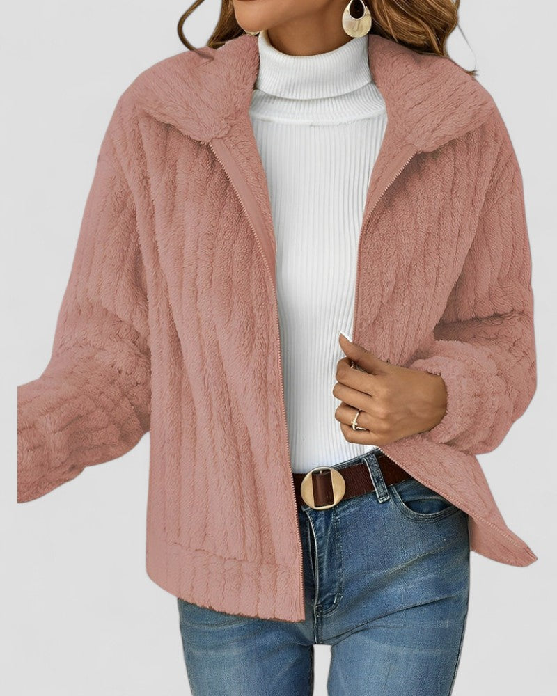 Women’s Velvet Fluffy Winter Coat