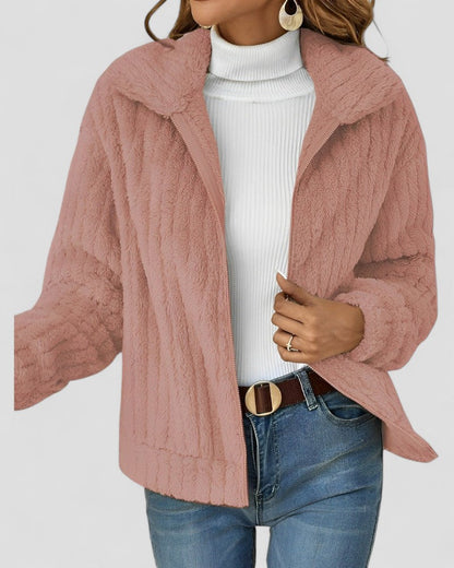 Women’s Velvet Fluffy Winter Coat