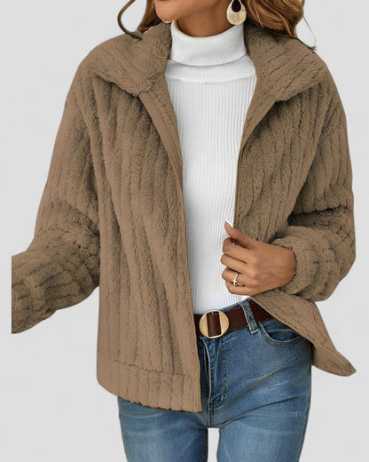 Women’s Velvet Fluffy Winter Coat