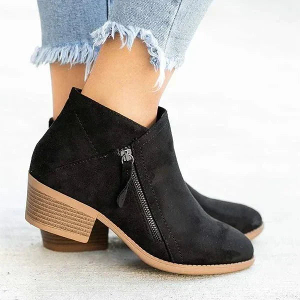 Women’s Suede-Like Ankle Boots