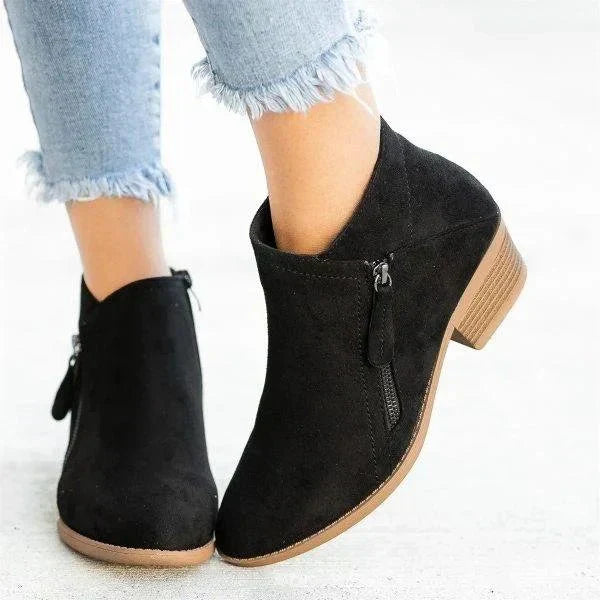 Women’s Suede-Like Ankle Boots