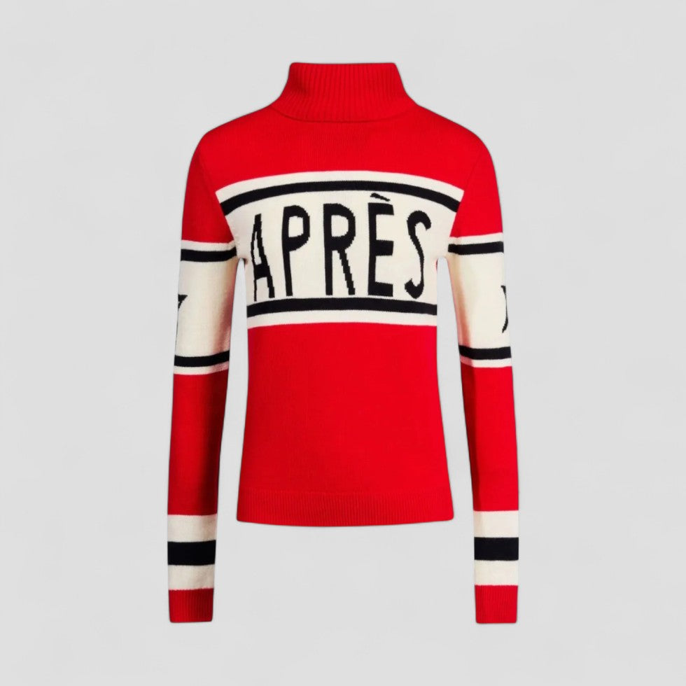 Women's Après Ski Jumper with Turtleneck Merino Wool