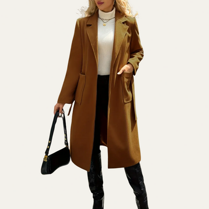 Women’s Sophisticated Belted Wrap Coat