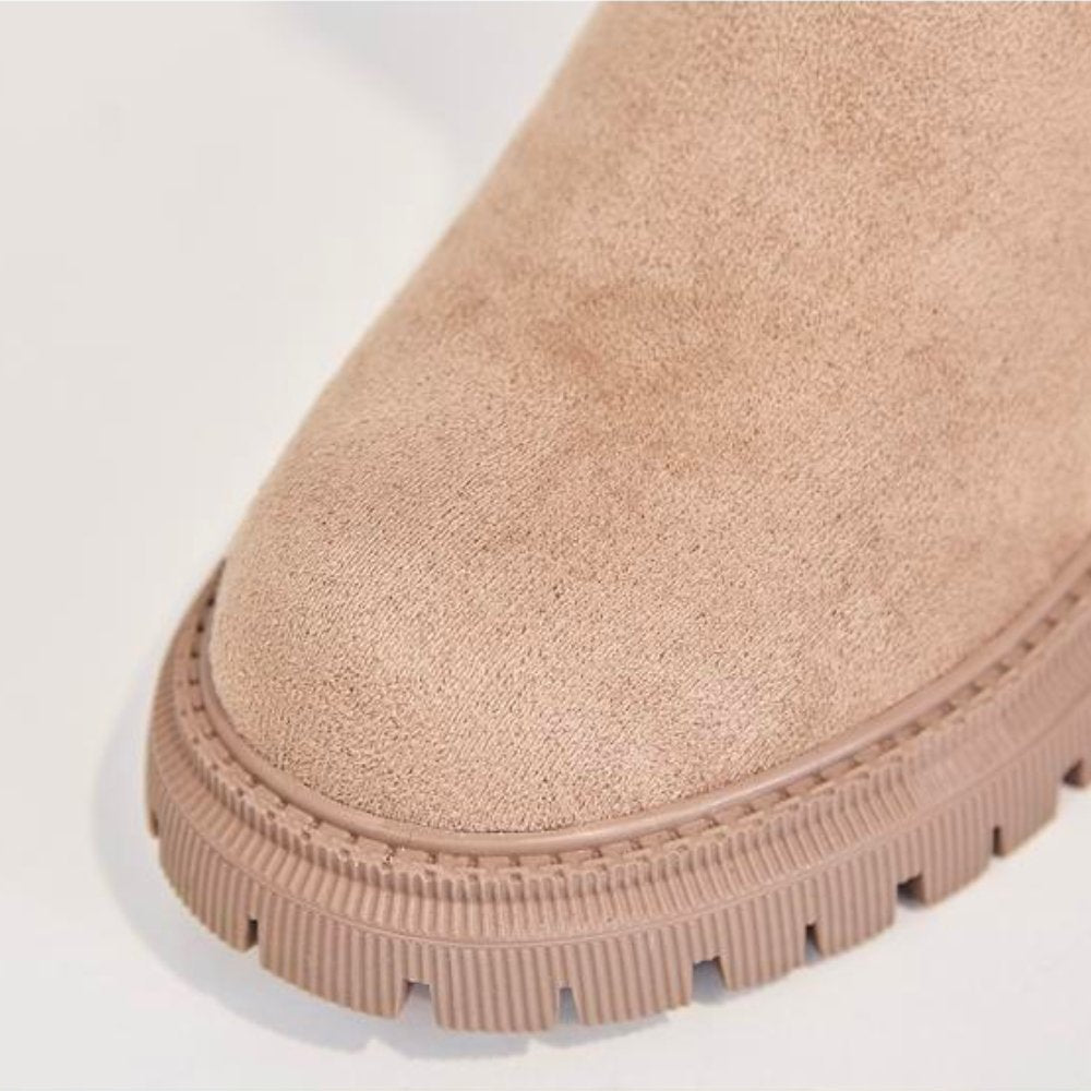 Women’s Suede Faux-Fur Lined Winter Boots