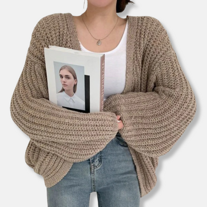 Women’s Chunky Balloon Sleeve Cardigan