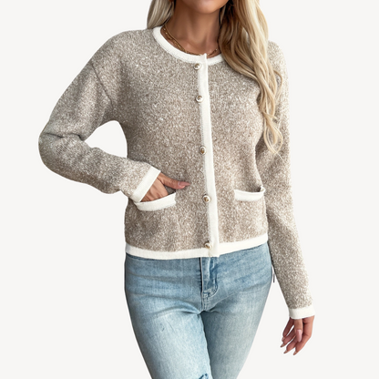 Women’s Oversized Button-Up Knit Sweater
