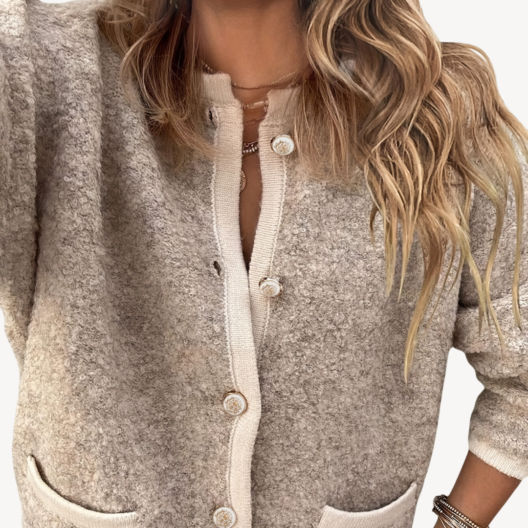Women’s Oversized Button-Up Knit Sweater