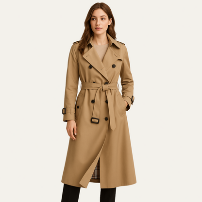 Women’s Classic Belted Trench Coat