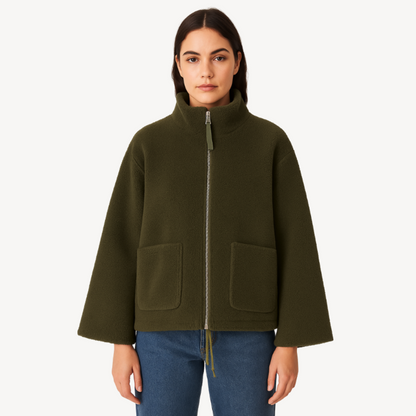 Women’s Vintage Loose Zipper Jacket