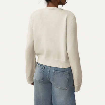 Women’s Classic Cropped Knit Cardigan