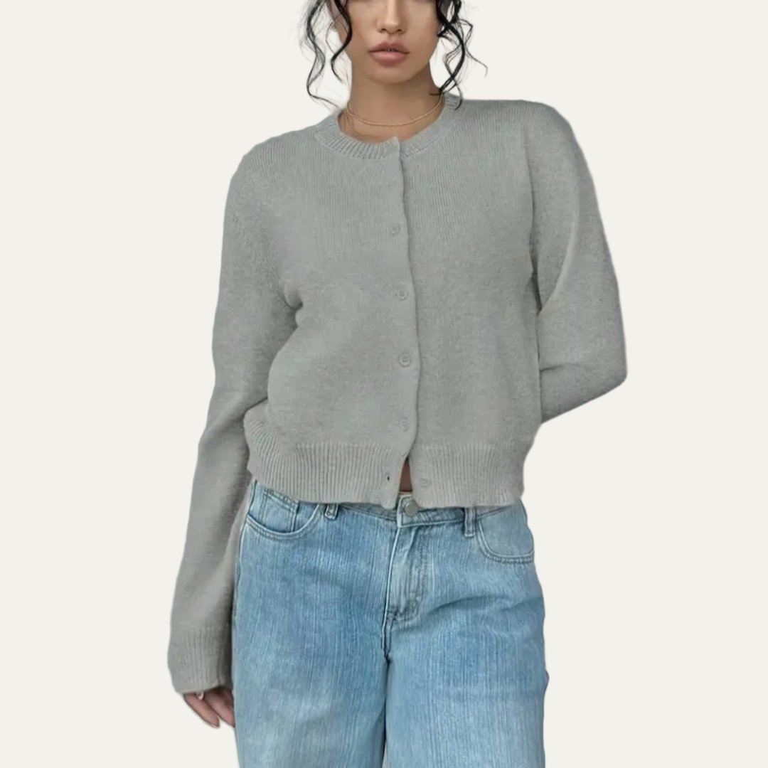 Women’s Classic Cropped Knit Cardigan