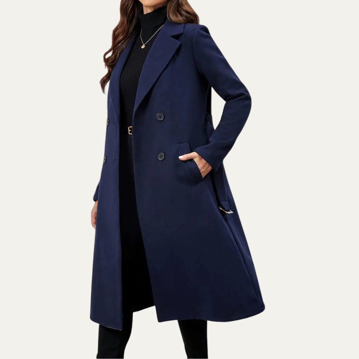 Women’s Timeless Tailored Long Overcoat