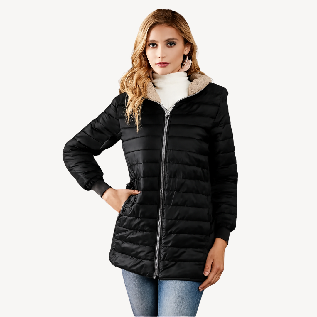 Women’s Hooded Warm Cotton Fur Coat
