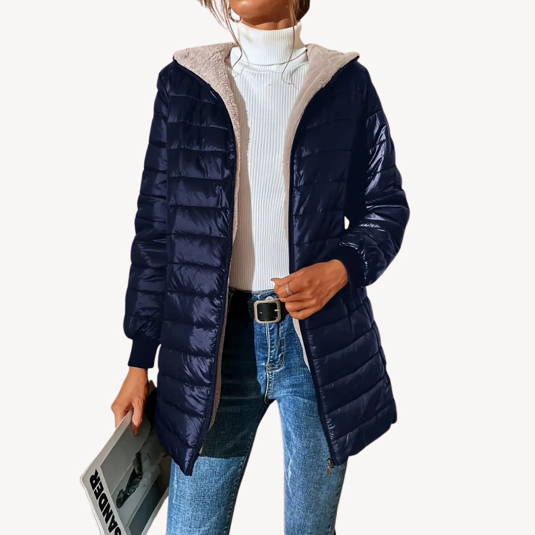 Women’s Hooded Warm Cotton Fur Coat