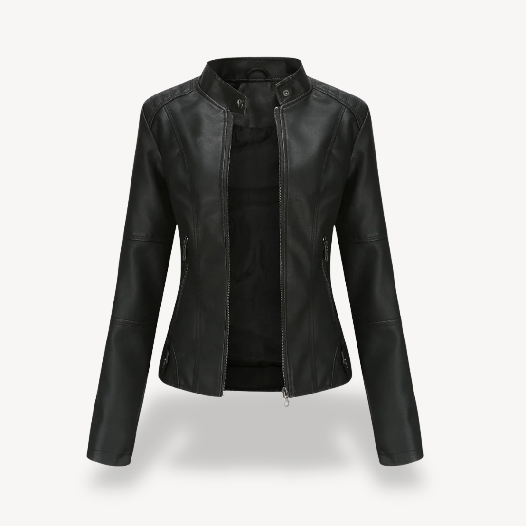 Women’s Classic Leather Biker Jacket