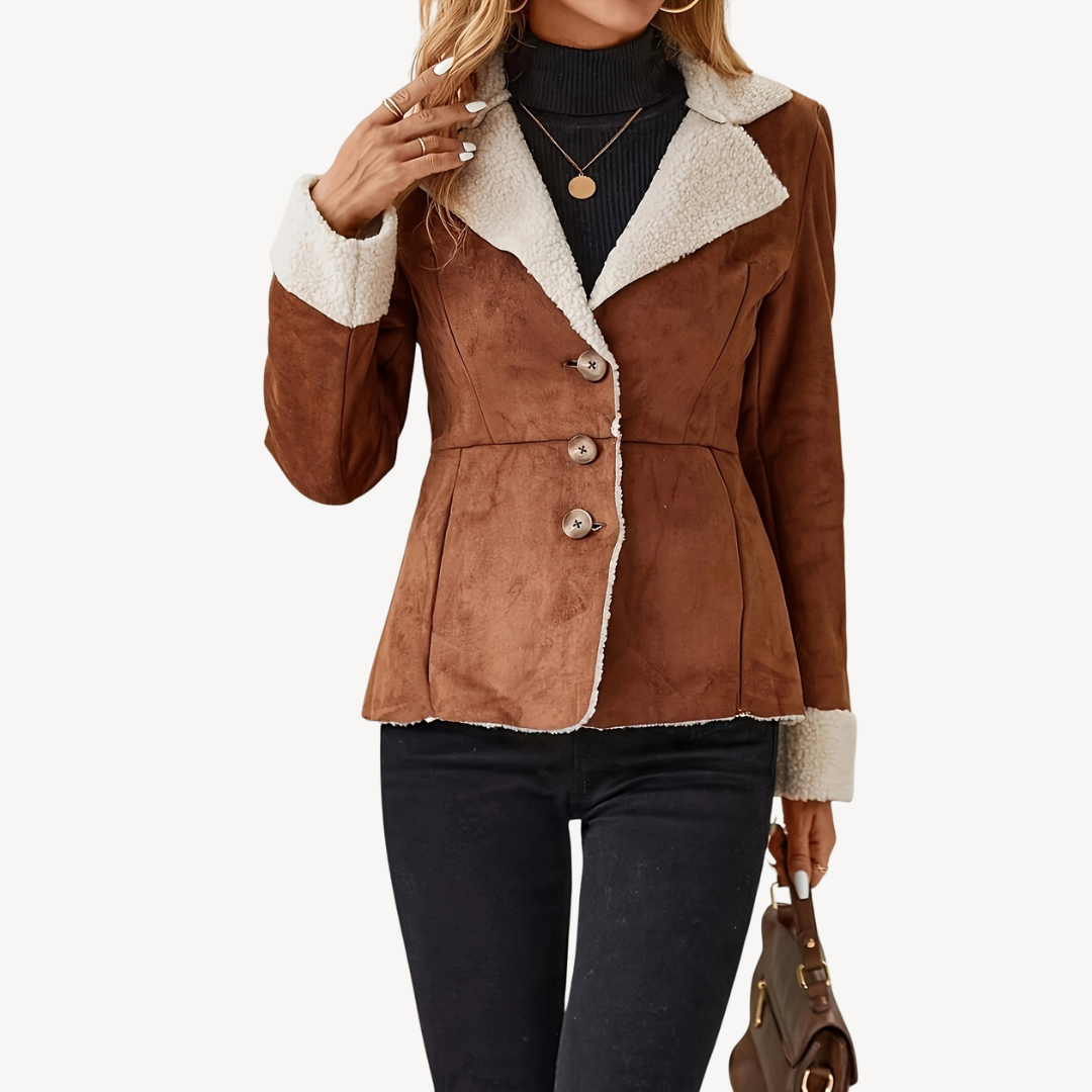 Women’s Teddy Lined Single-Breasted Coat