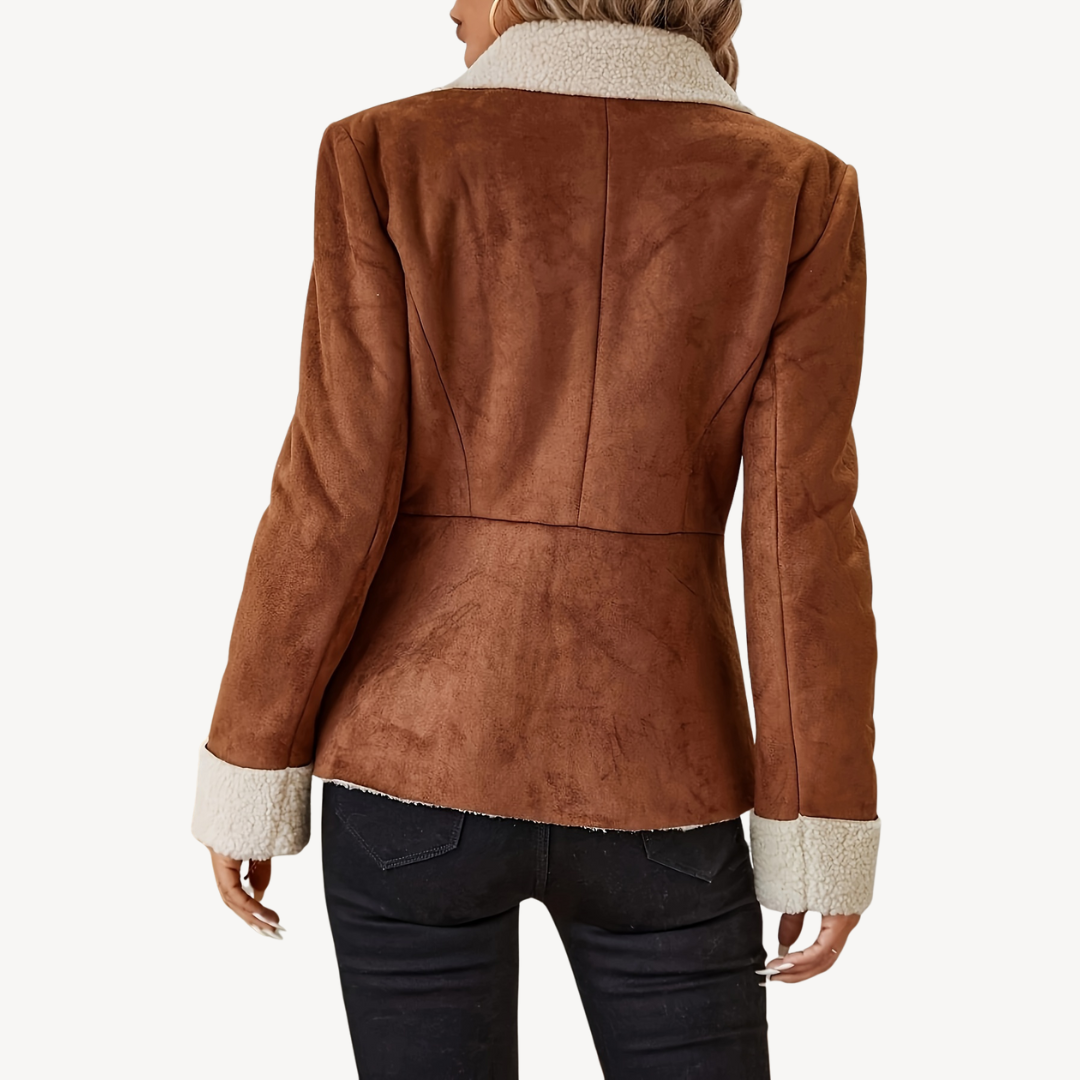Women’s Teddy Lined Single-Breasted Coat