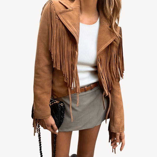 Women’s Fringe Suede Tassel Jacket