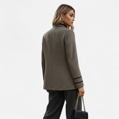 Women’s Textured Double-Button Blazer