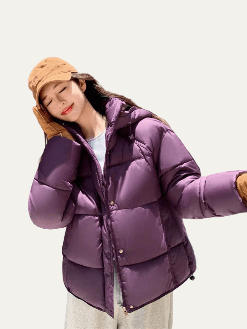 Women’s Oversized Cropped Puffer Jacket
