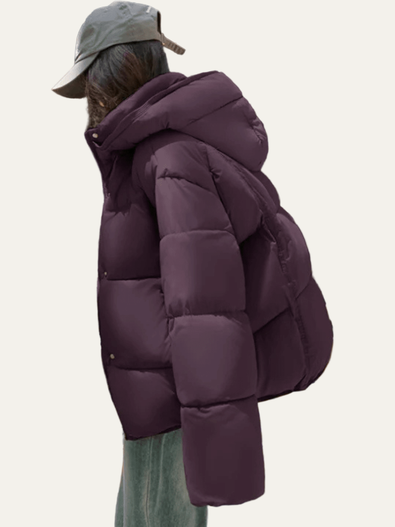 Women’s Oversized Cropped Puffer Jacket