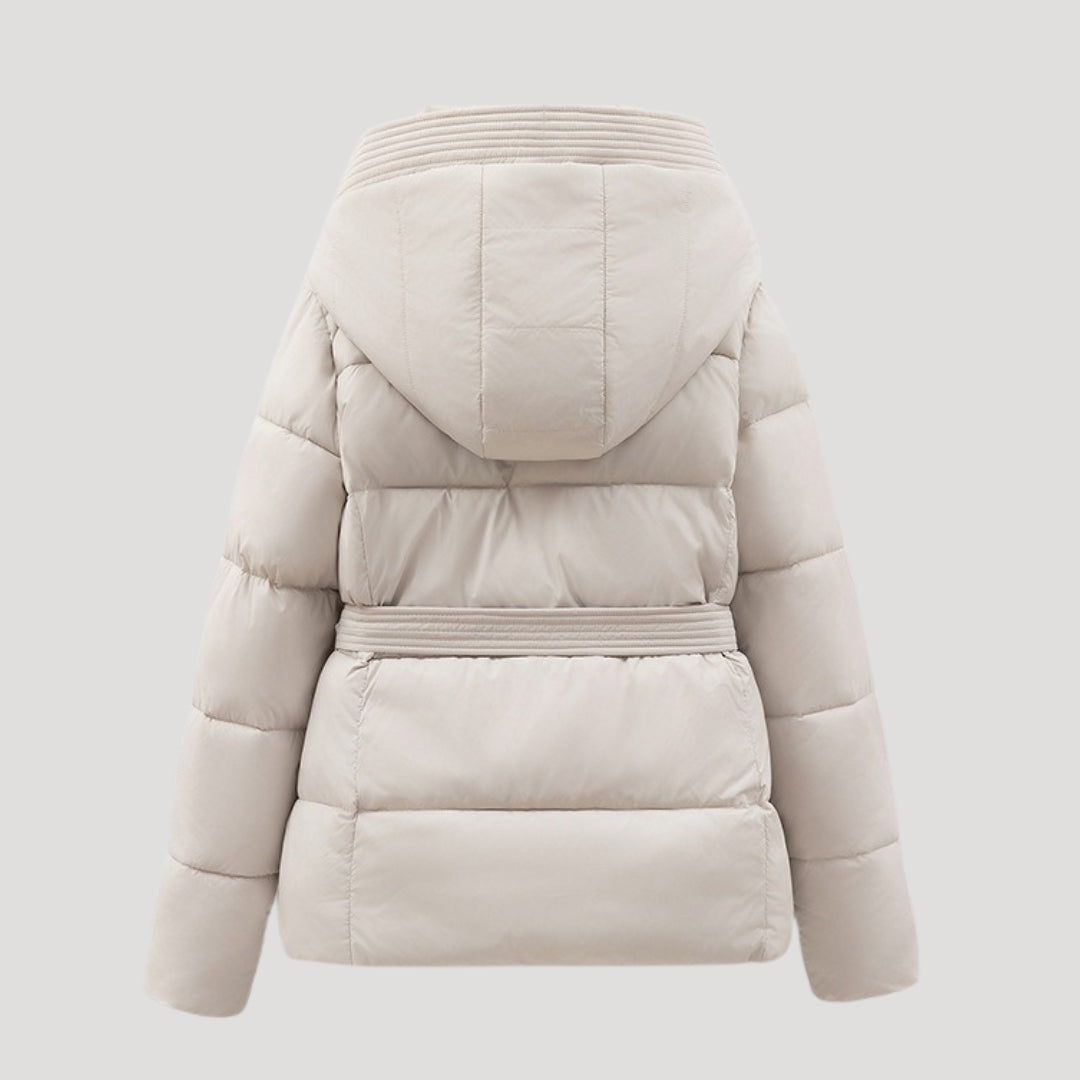Women’s Quilted Cropped Hooded Puffer Jacket