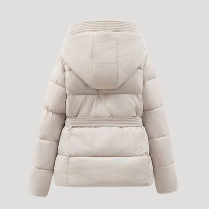 Women’s Quilted Cropped Hooded Puffer Jacket