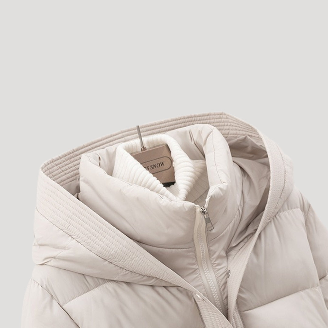 Women’s Quilted Cropped Hooded Puffer Jacket