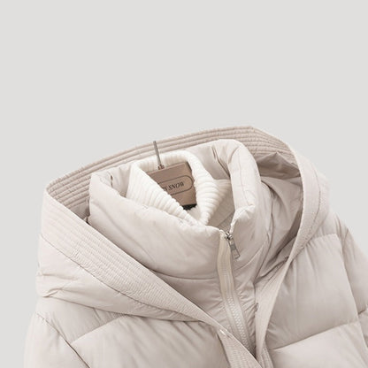 Women’s Quilted Cropped Hooded Puffer Jacket